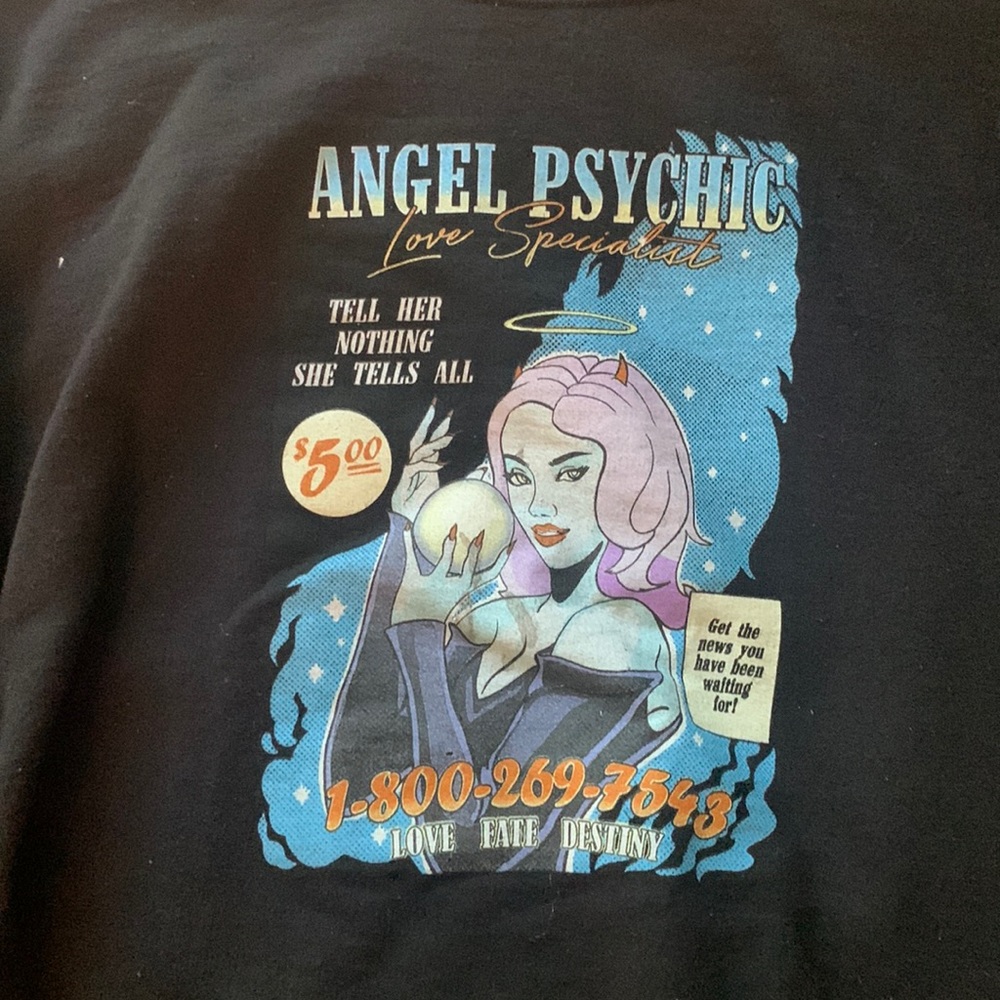 Boys Lie Angel Psychic Crewneck